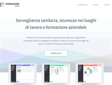 Tablet Screenshot of forwork.com